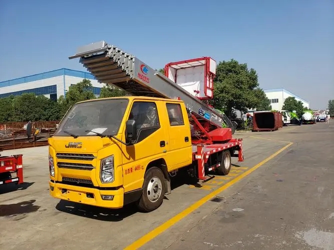 永清县附近云梯车出租 砂石搬运